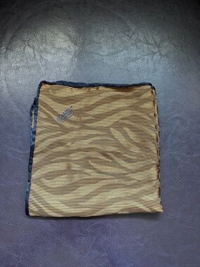 Classic Striped Pocket Square in Gold and Black